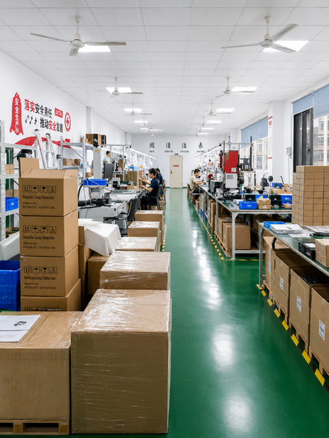 Shenzhen Jutai Comm Co., Ltd. línea de producción del fabricante