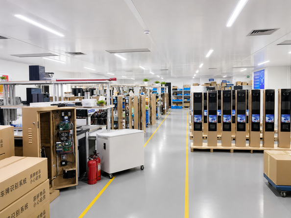 Shenzhen Jutai Comm Co., Ltd. línea de producción del fabricante