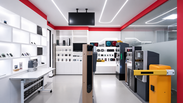 Shenzhen Jutai Comm Co., Ltd. línea de producción del fabricante