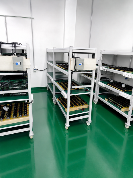 Shenzhen Jutai Comm Co., Ltd. línea de producción del fabricante
