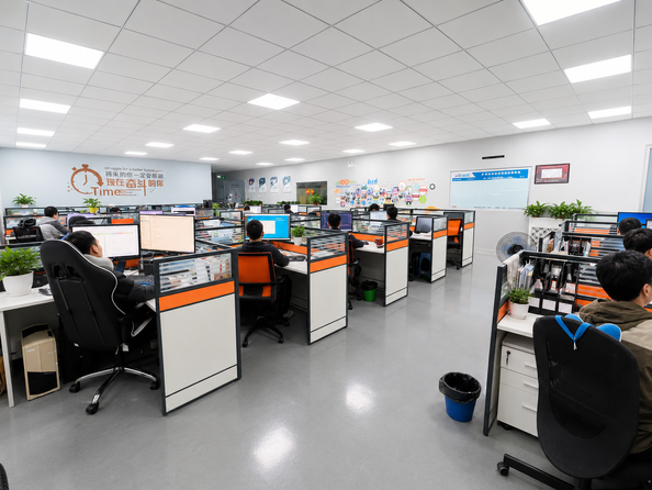 Shenzhen Jutai Comm Co., Ltd. línea de producción del fabricante