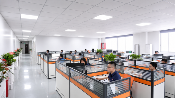 Shenzhen Jutai Comm Co., Ltd. línea de producción del fabricante