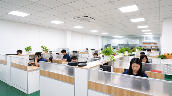 Shenzhen Jutai Comm Co., Ltd. línea de producción del fabricante