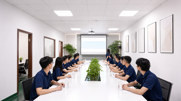 Shenzhen Jutai Comm Co., Ltd. línea de producción del fabricante