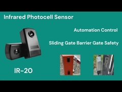 Sensor de infrarrojos exteriores de 20 m de alcance / sensor de haz de seguridad de infrarrojos para la seguridad de la puerta de barrera