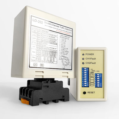 comprar Automatización de puertas industriales Inductivo Detector de bucle de doble canal 12-24 VADC Detección precisa Fabricación en línea