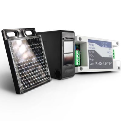 comprar Sensor de seguridad automático de la puerta reflectante Detector fotoeléctrico de cortocircuito y protección inversa Fabricación en línea