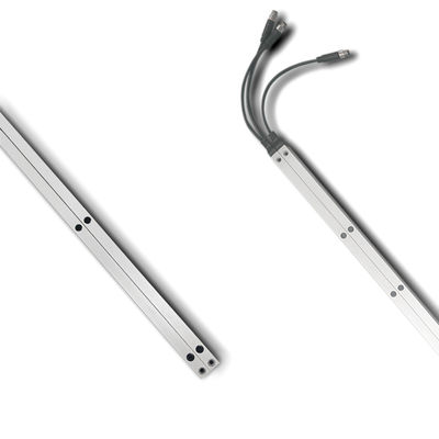 Sensor de cortina de luz de seguridad ultradelgado para rieles de puerta estrechos