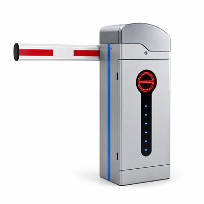 Puerta de barrera automática de corriente continua para sistemas de gestión de estacionamiento con interfaz RS232 RS485 y operación de velocidades múltiples