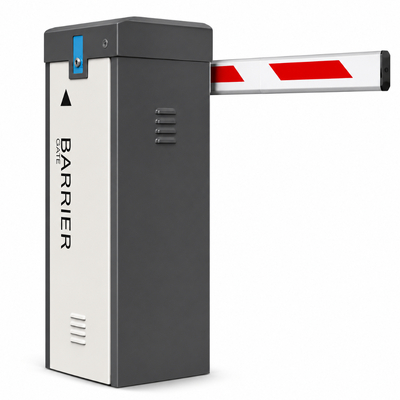 Puerta de barrera para estacionamiento comercial con brazo plegable y gestión inteligente de acceso de vehículos